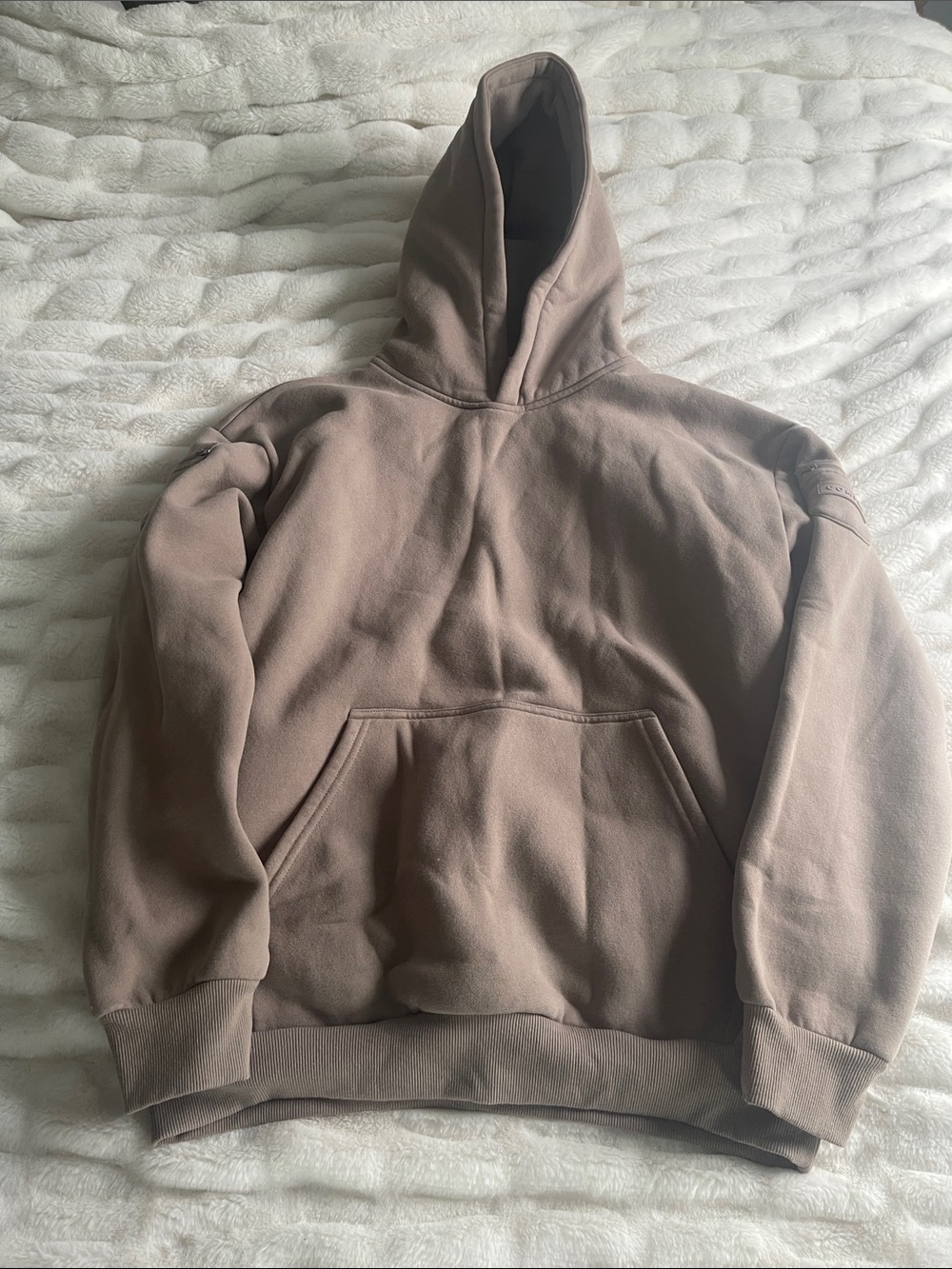 Comfrt Travel Essential hoodie - Bark color